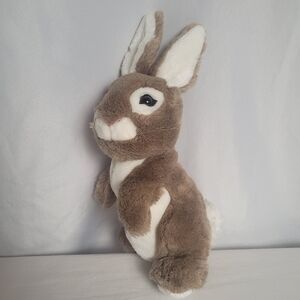 VTG 1987 Applause Brown/White Sitting Bunny Rabbit Plush Stuffed Animal 14"